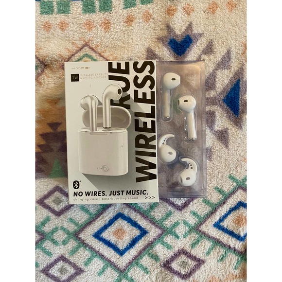 Hype True Wireless Earbuds and Charging Case [White] - Picture 1 of 3
